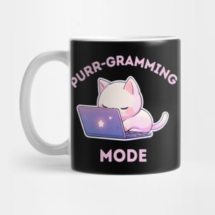 Purr-gramming Mode - Kawaii Cat Mug